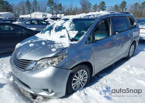 2014 Toyota Sienna Xle V6 8 Passenger from USA, damaged, VIN 5TDYK3DC4ES455781